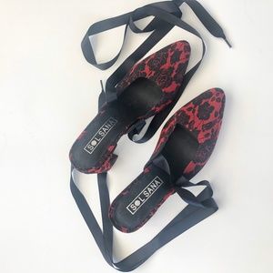 Sol Sana "Harmony" Heel Red Rose